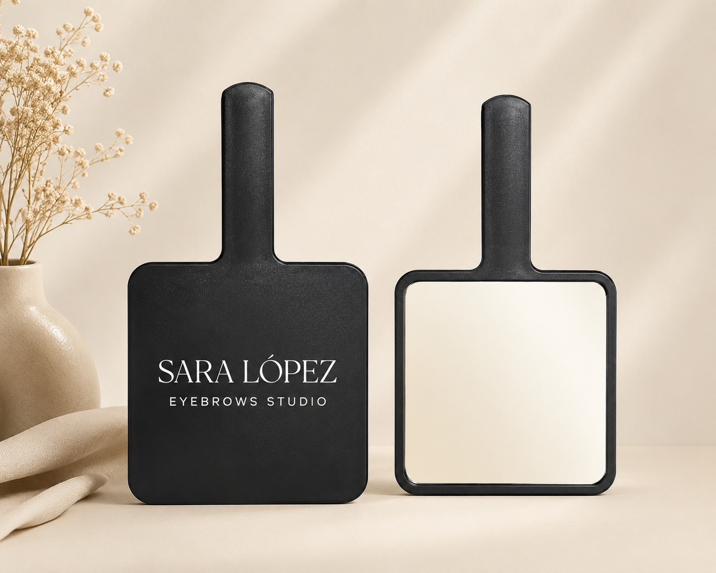 ESPEJO DE MANO SARALóPEZ EYEBROWS STUDIO