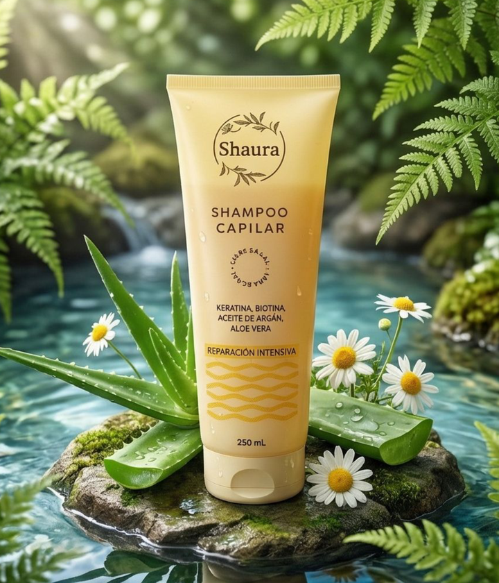 SHAMPOO CAPILAR – REPARACIÓN INTENSIVA SHAURA 250ML.