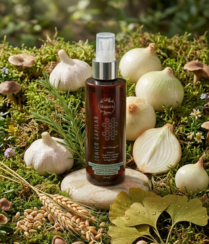 TÓNICO CAPILAR CON TRICHOGEN –  SHAURA 120ML.