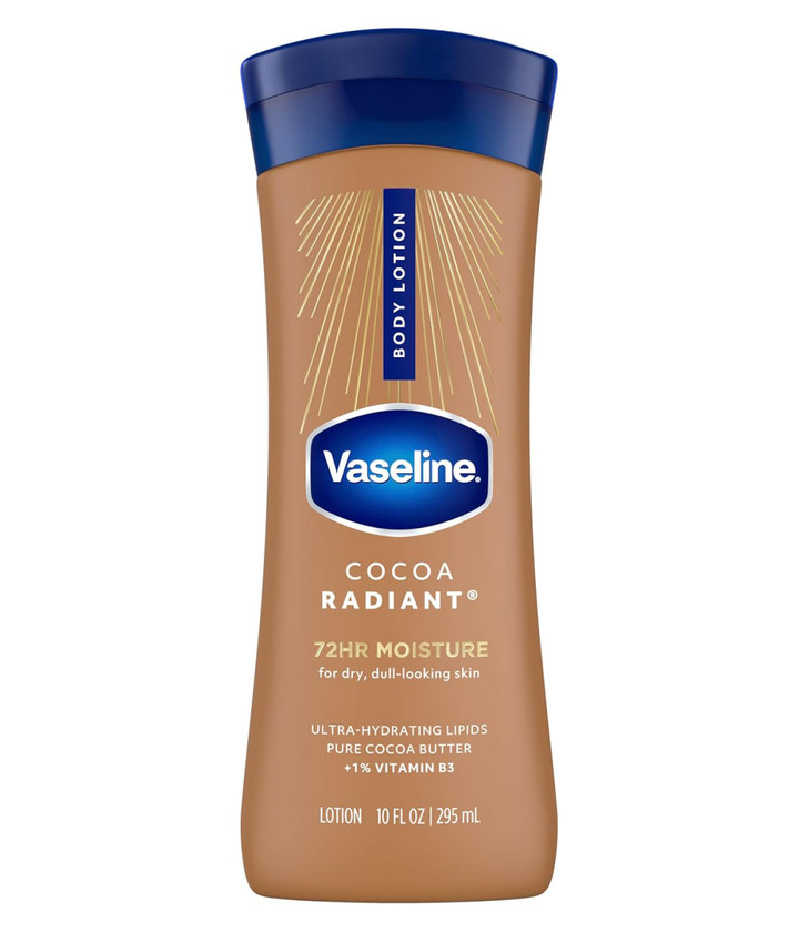 VASELINE INTENSIVE CARE BODY LOTION, COCOA RADIANT 72 HR – 295ML.