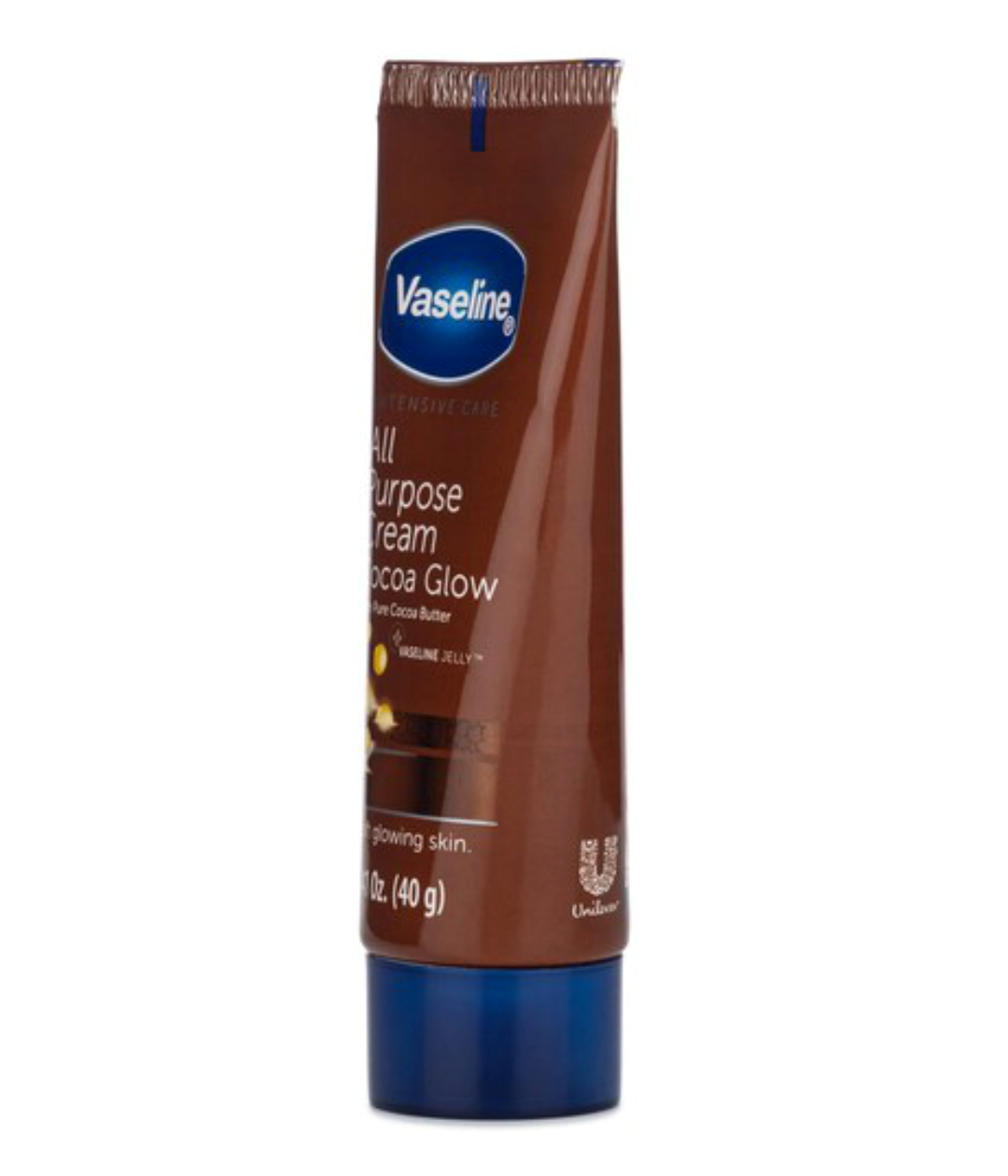 CREMA MULTIFUNCIONAL VASELINE COCOA INTENSIVE CARE, FRAGANCIA COCOA GLOW –  40ML.