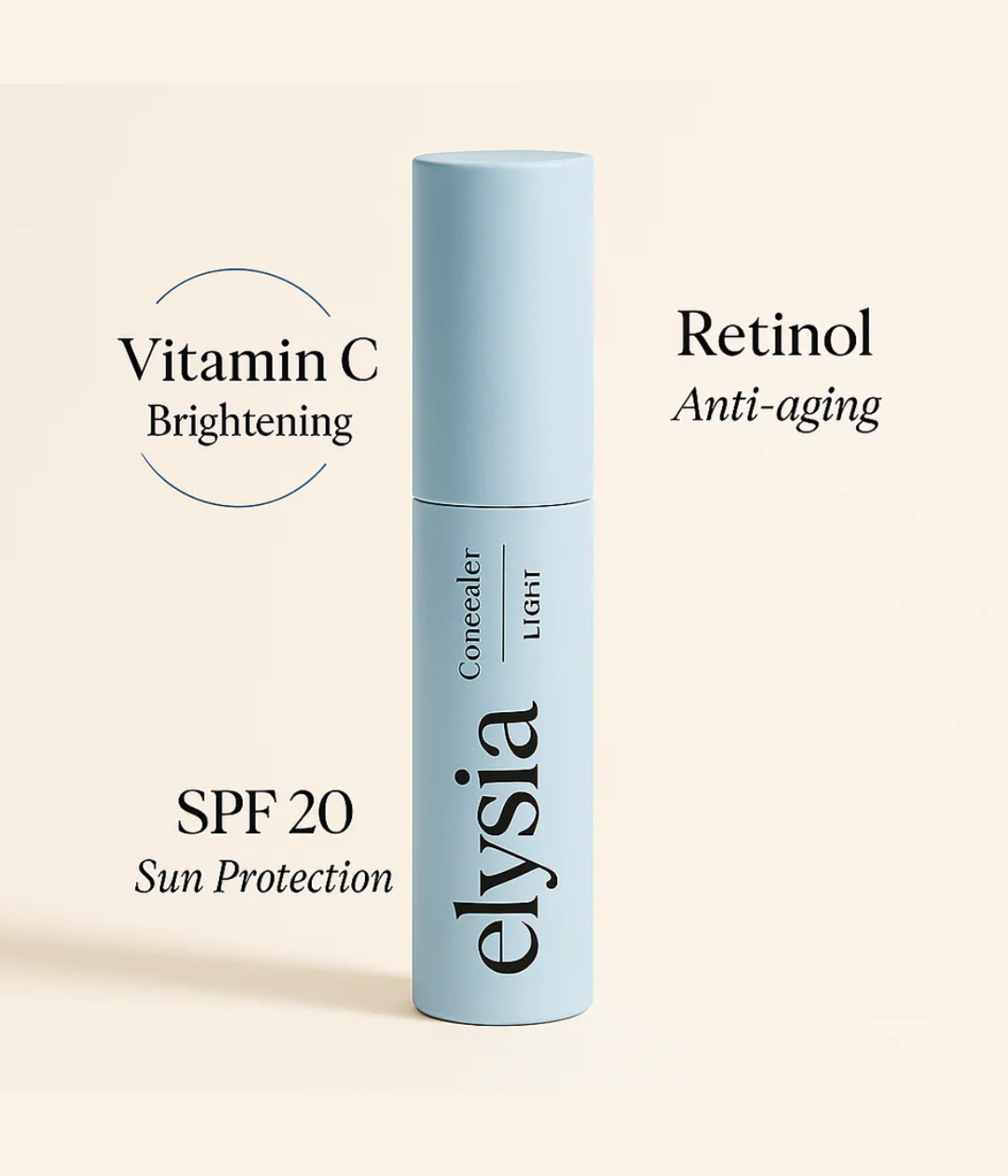 CORRECTOR LÍQUIDO BRONZE ELYSIA 10 ML.