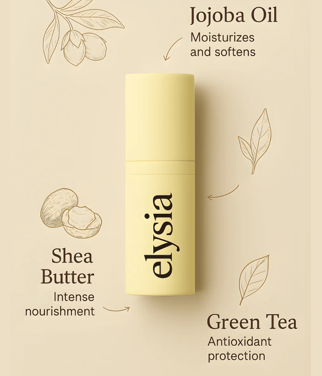 LIP BALM ELYSIA 6 ML.