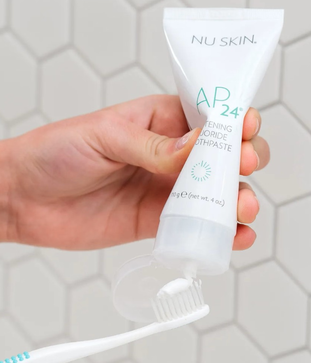 AP 24 WHITENING FLUORIDE TOOTHPASTE –  NU SKIN 110 GRMS.