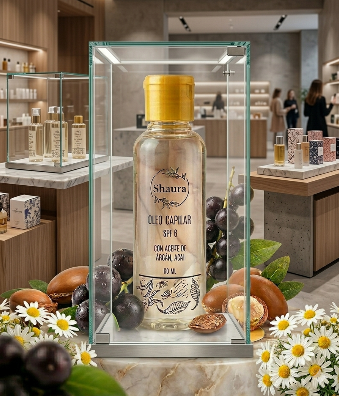 OLEO CAPILAR SPF 6 –  SHAURA 60 ML.